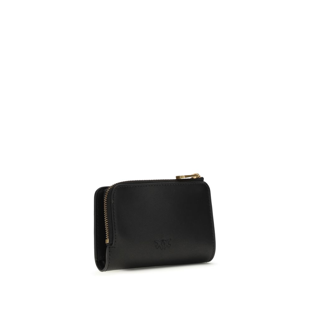 PINKO Black Calf Leather Bos Taurus Wallet - Image 2