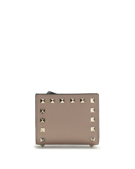 Valentino Garavani Gray Lamb Ovis Aries Aries Wallet