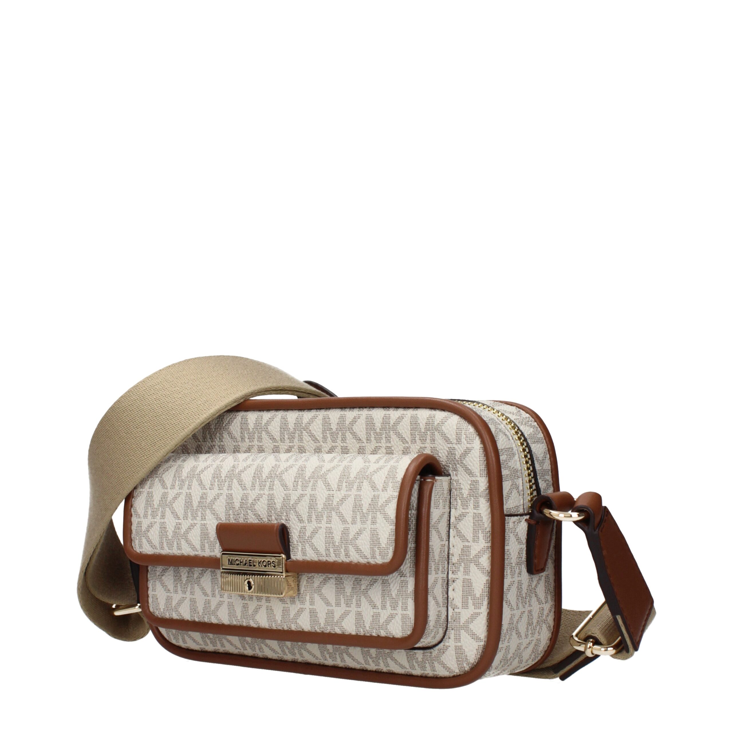 Michael Kors Beige Fabric Crossbody Bag - Image 2