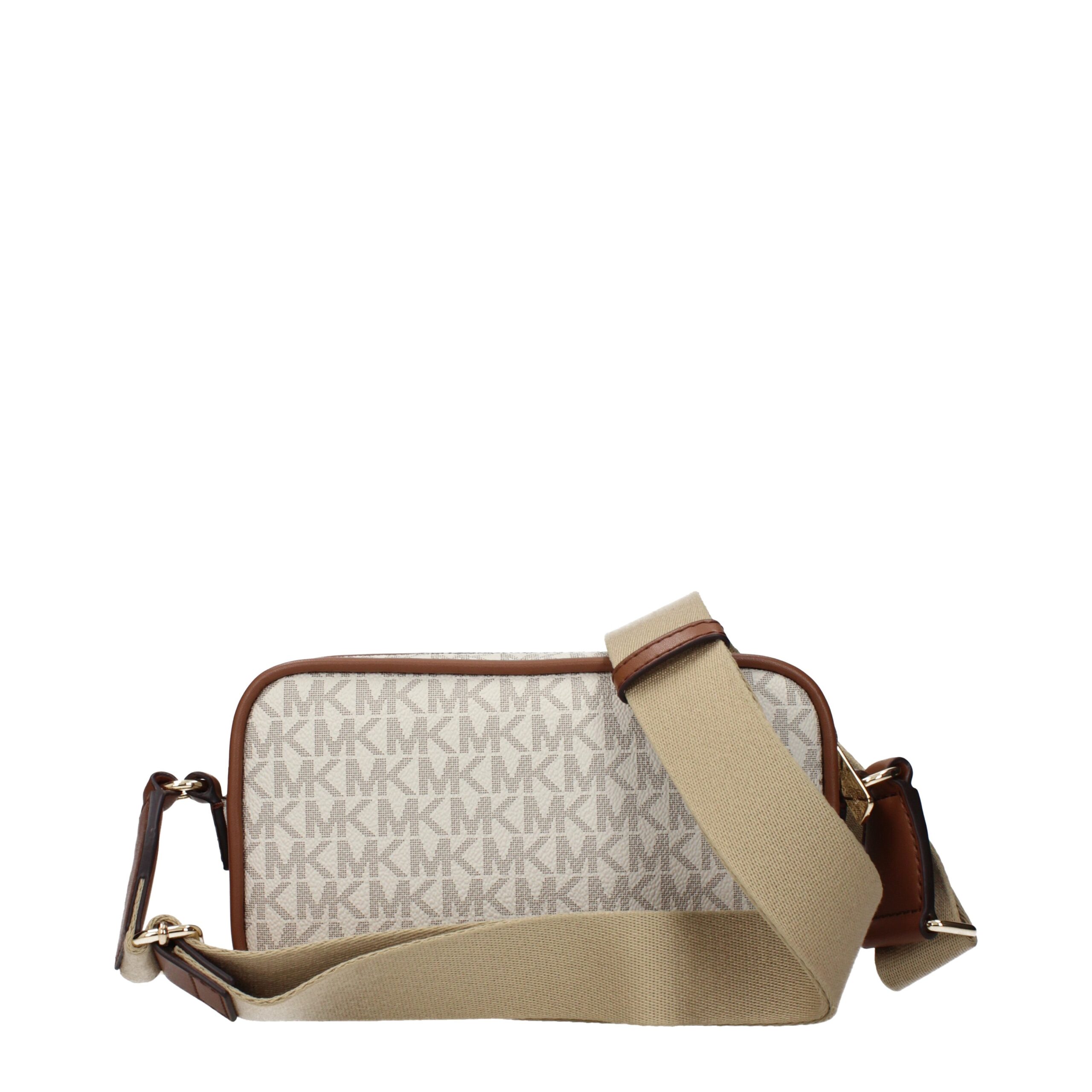 Michael Kors Beige Fabric Crossbody Bag - Image 3