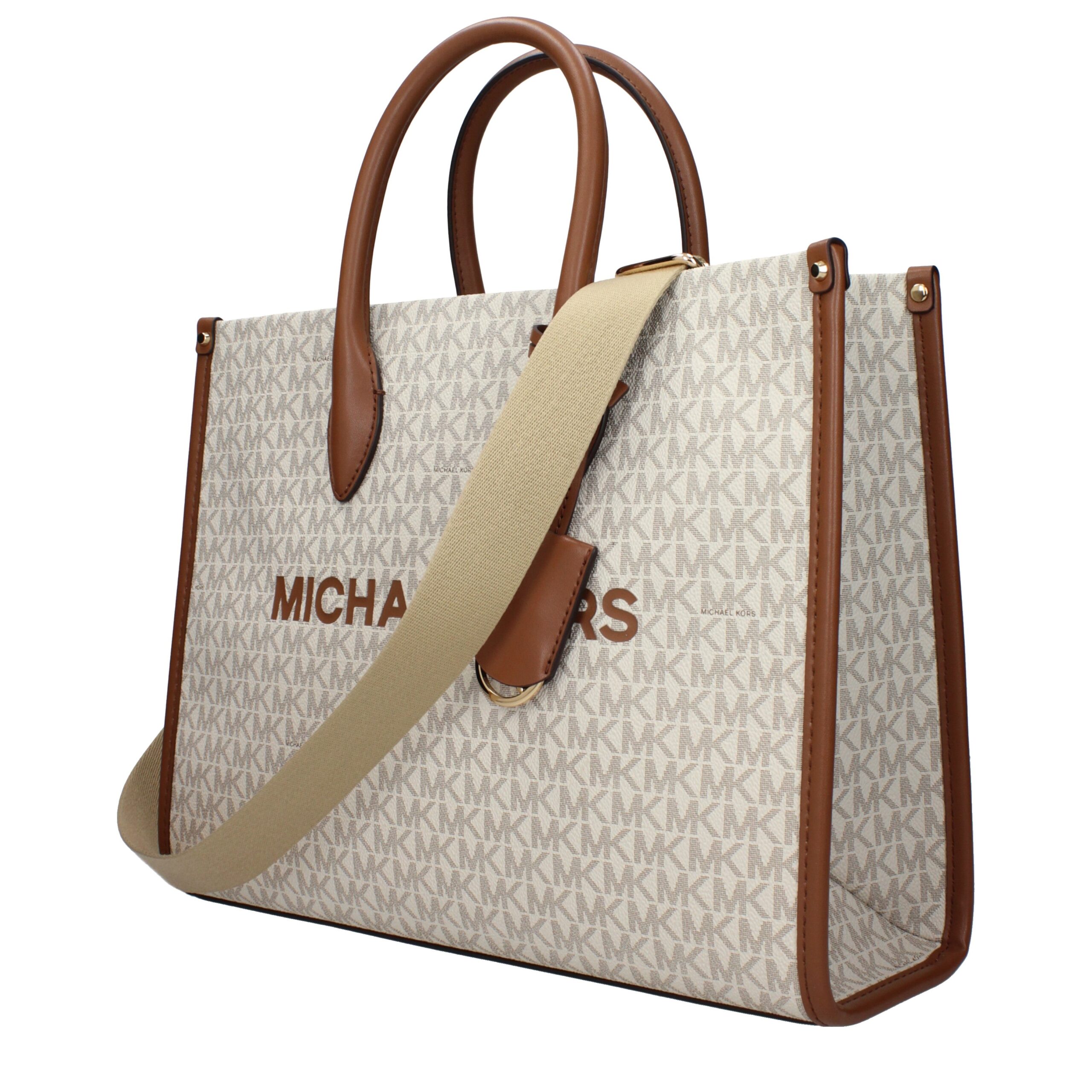 Michael Kors Beige Fabric Handbag - Image 2