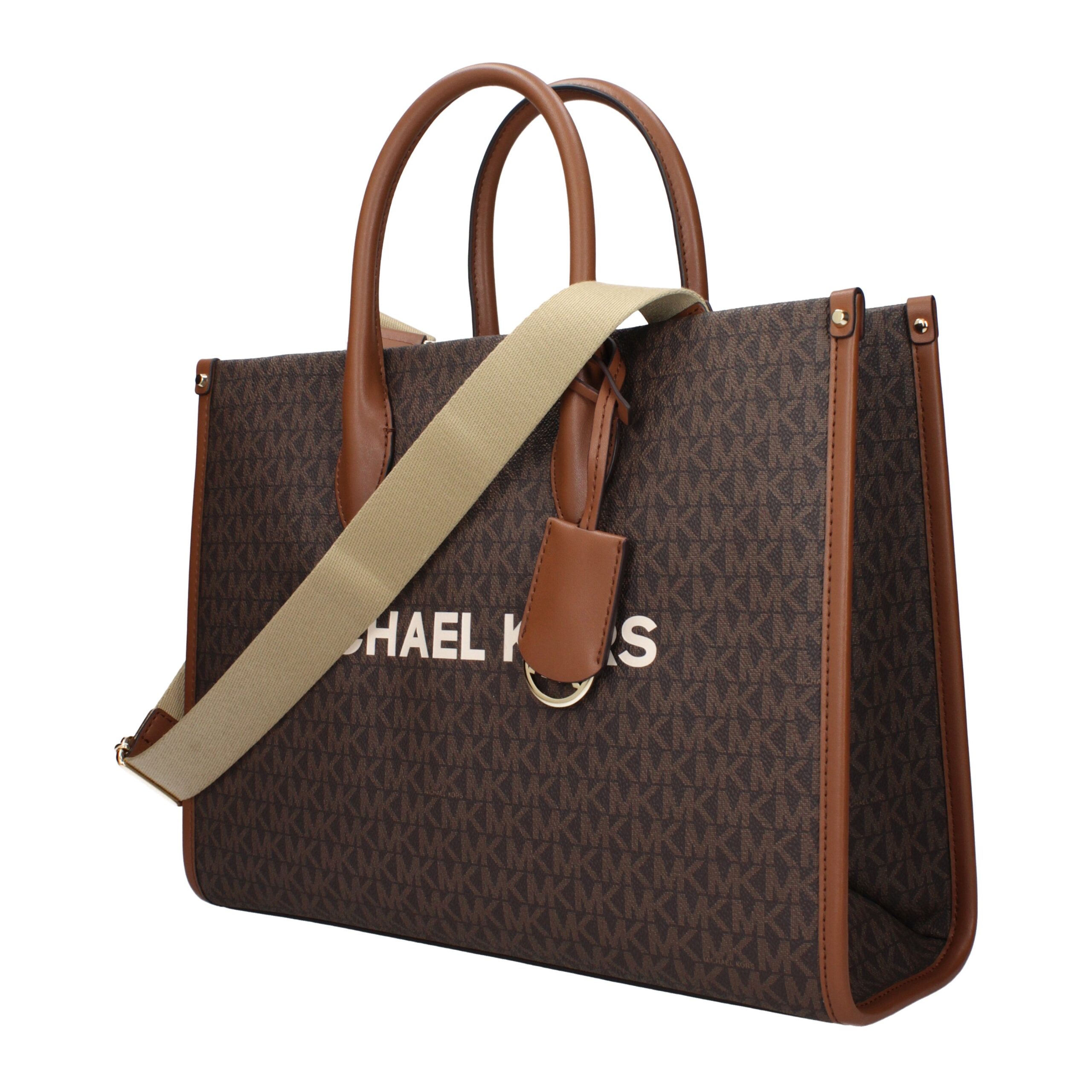 Michael Kors Brown Fabric Handbag - Image 2