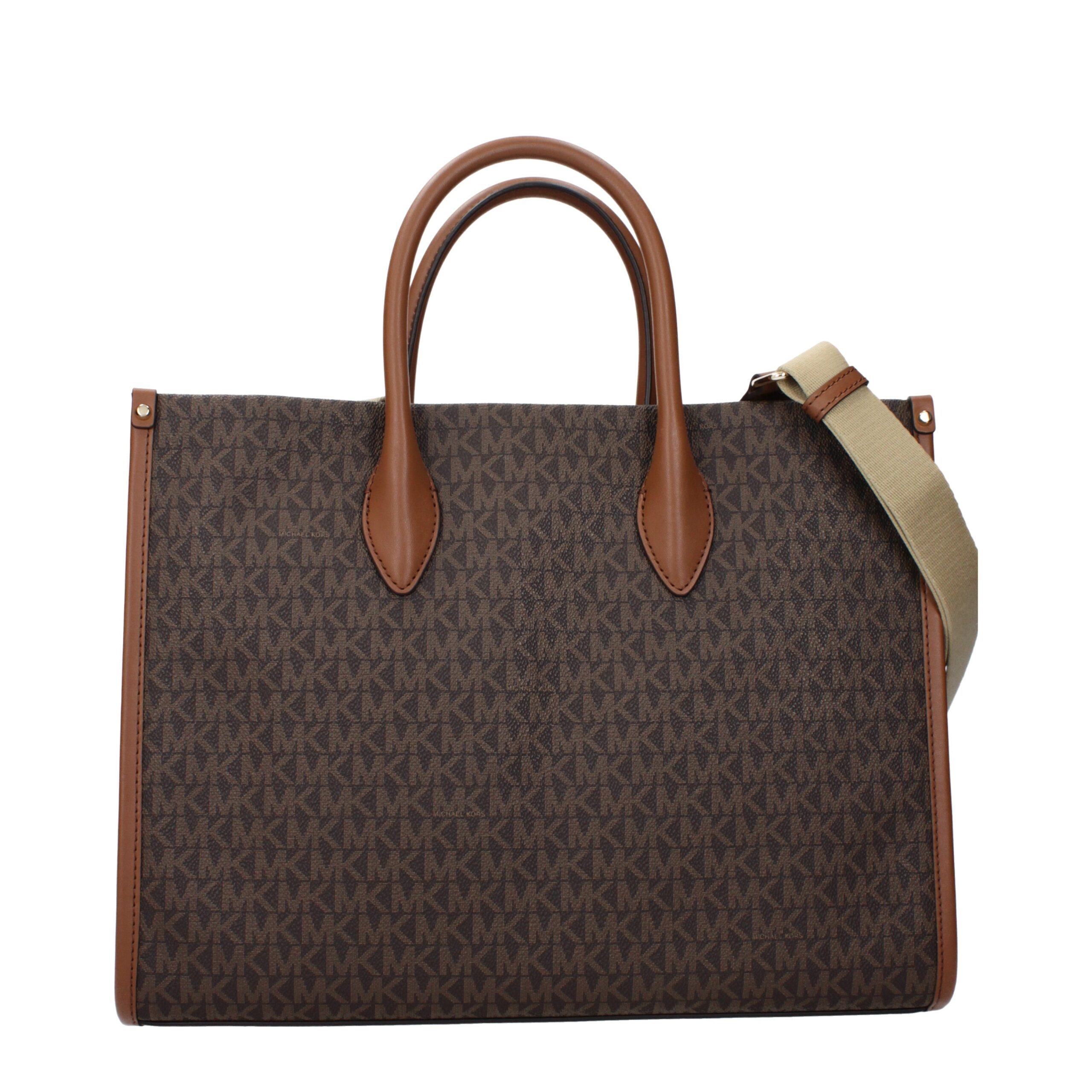 Michael Kors Brown Fabric Handbag - Image 3