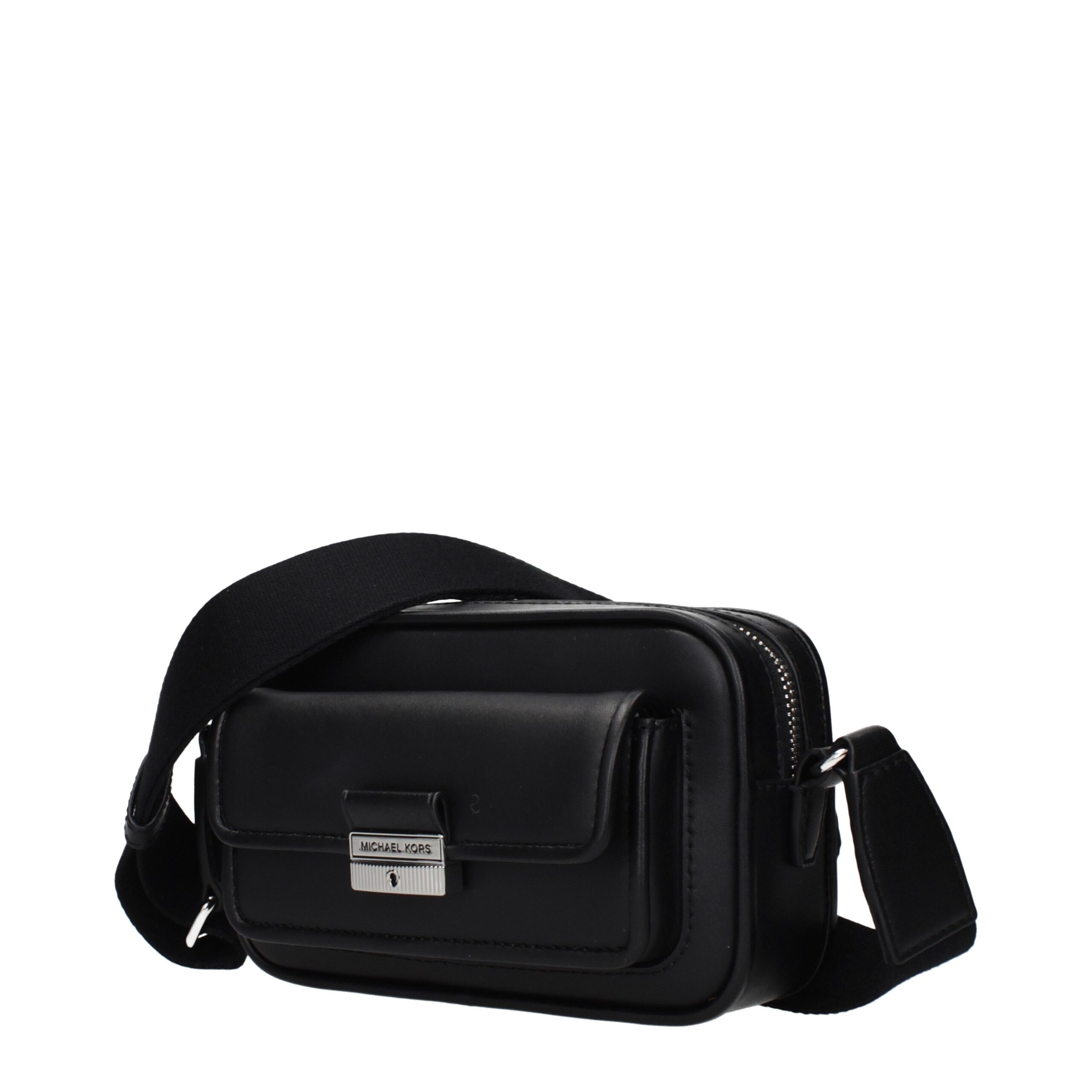 Michael Kors Black Leather Crossbody Bag - Image 2
