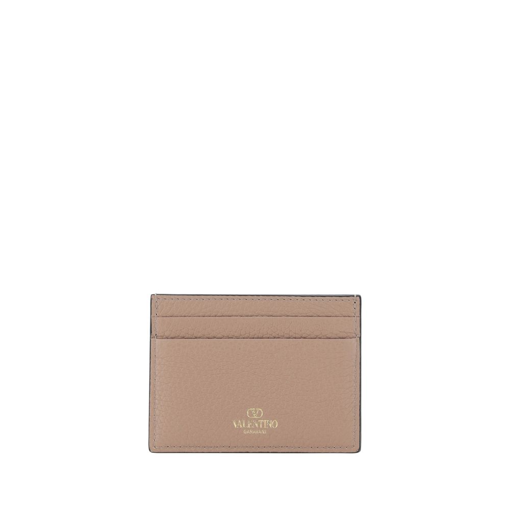 Valentino Garavani Beige Calf Leather Bos Taurus Wallet - Image 2