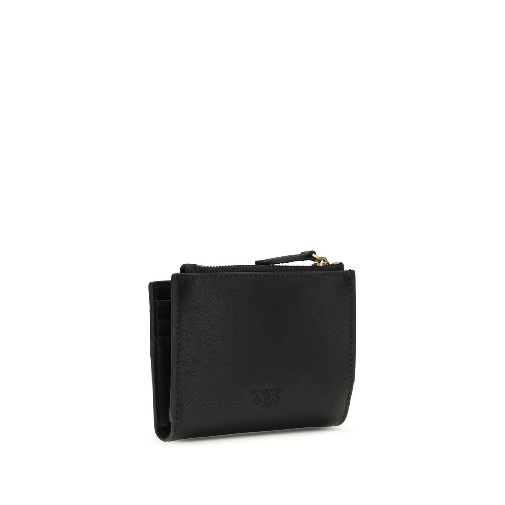 PINKO Black Calf Leather Bos Taurus Wallet - Image 2
