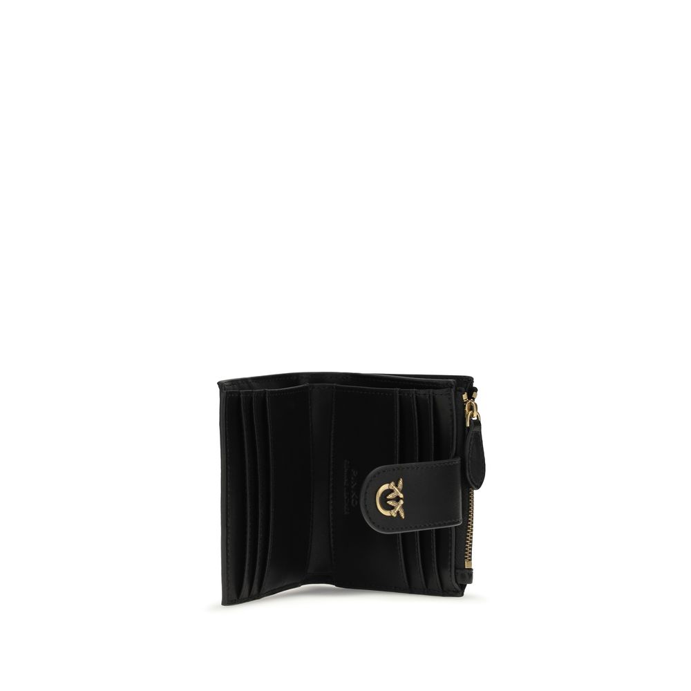 PINKO Black Calf Leather Bos Taurus Wallet - Image 3