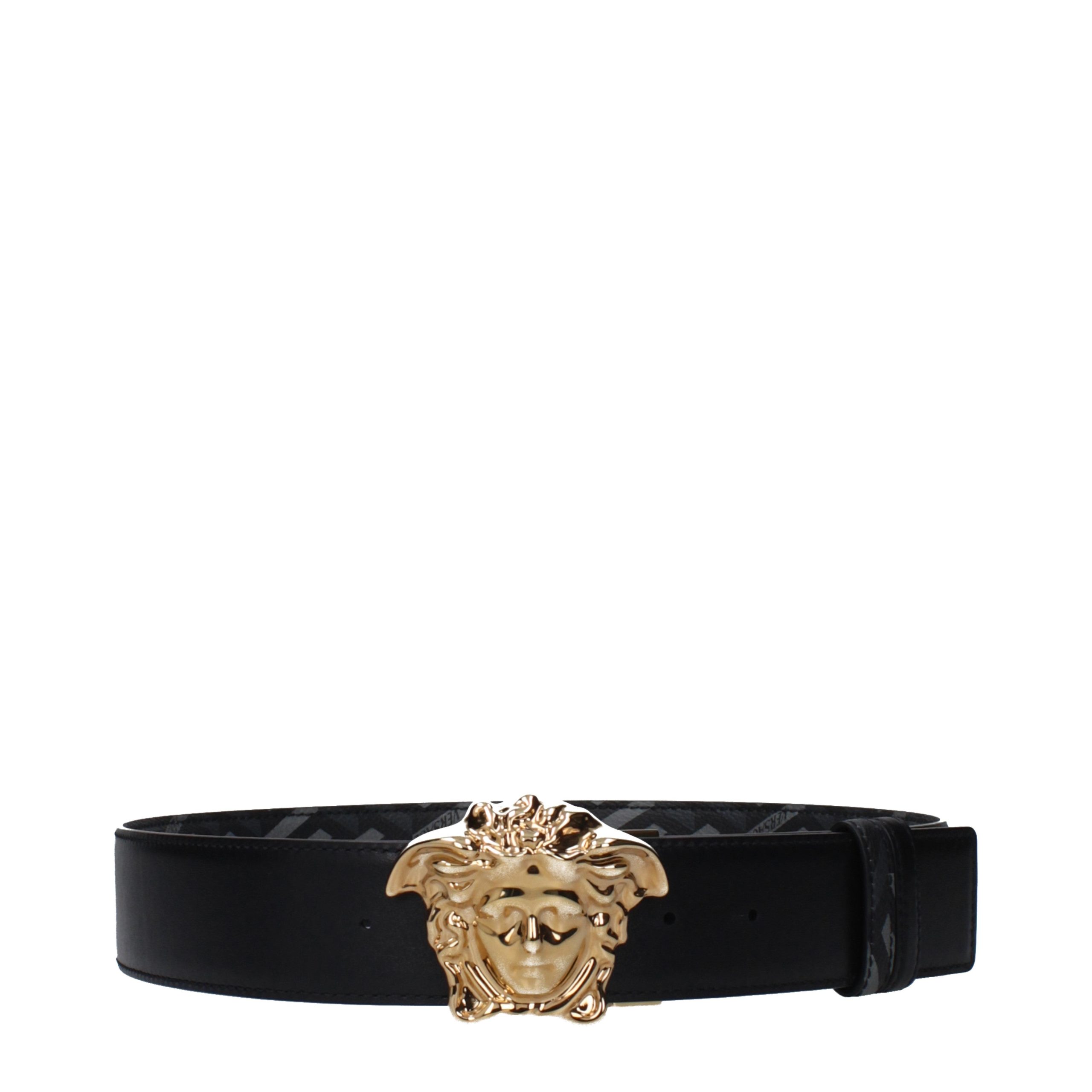 Versace Gray Polyester Regular Belt - Image 2