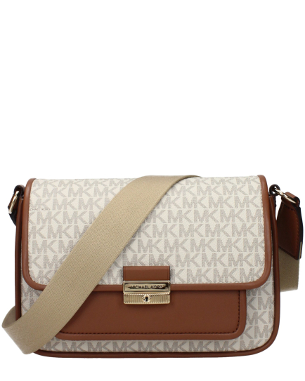 Michael Kors Beige Fabric Crossbody Bag