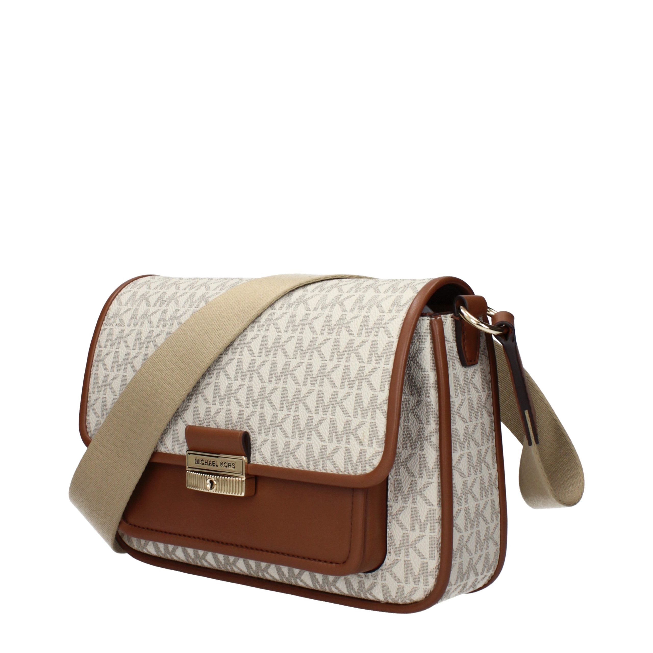 Michael Kors Beige Fabric Crossbody Bag - Image 2