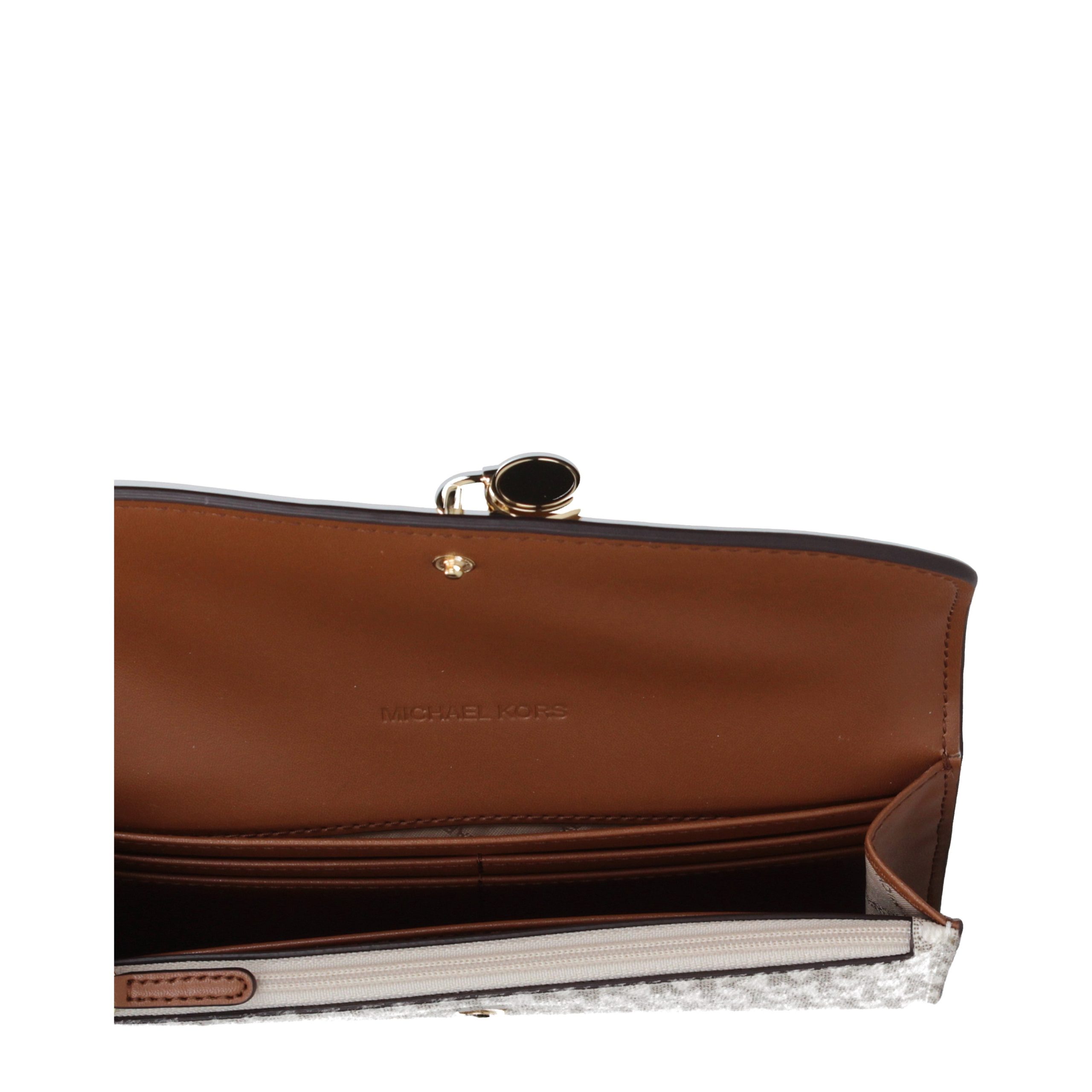 Michael Kors Beige Fabric Wallet - Image 3