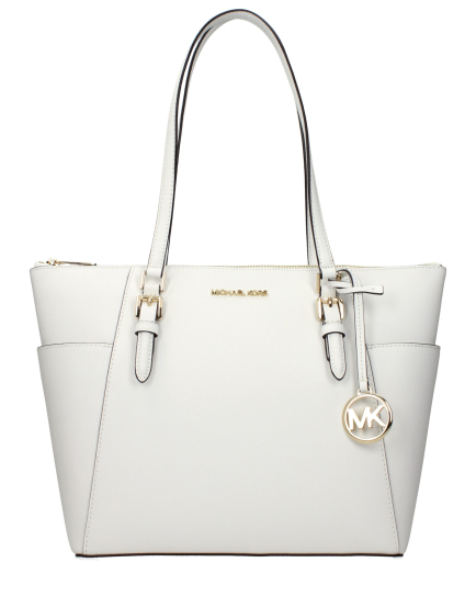 Michael Kors White Leather Shoulder Bag