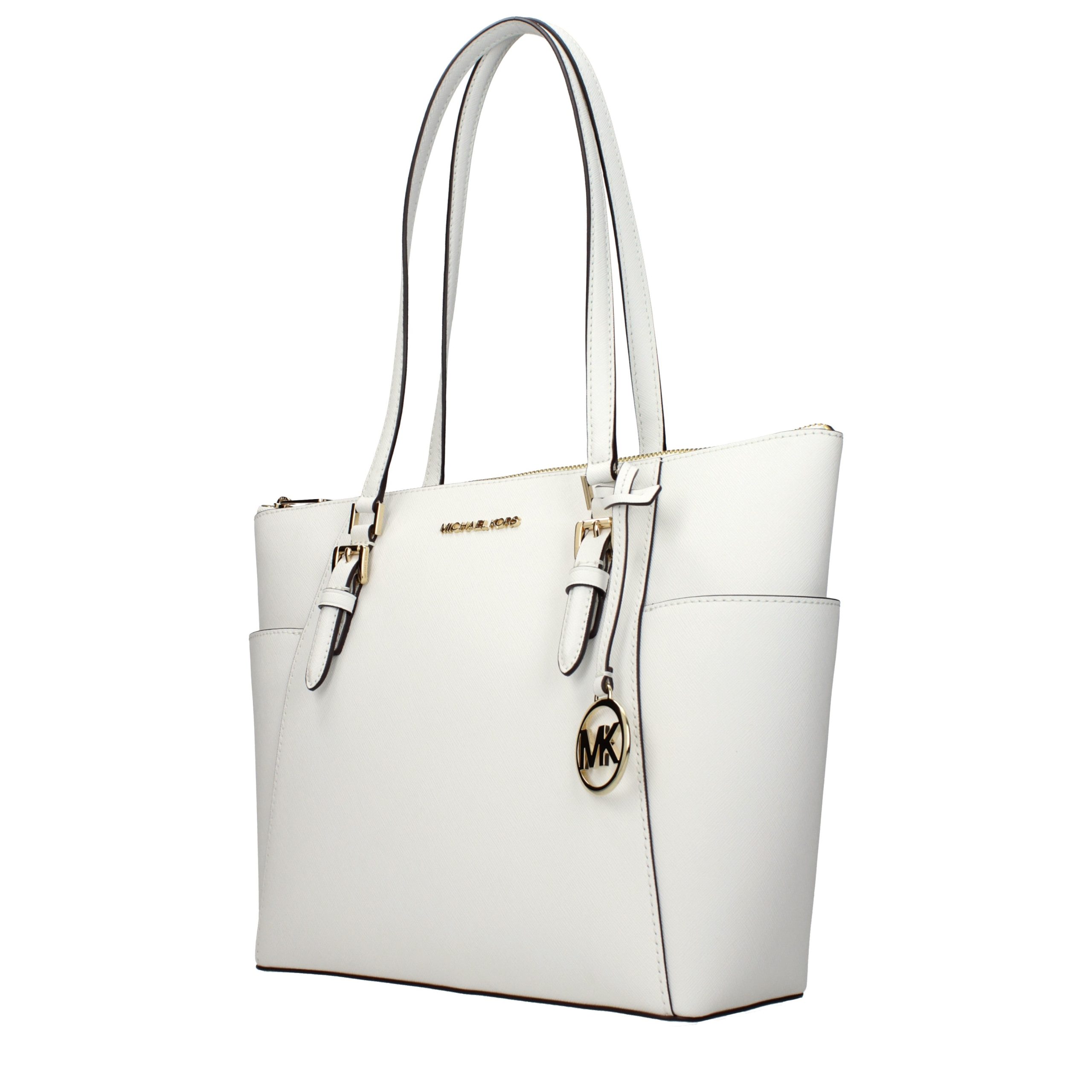 Michael Kors White Leather Shoulder Bag - Image 2