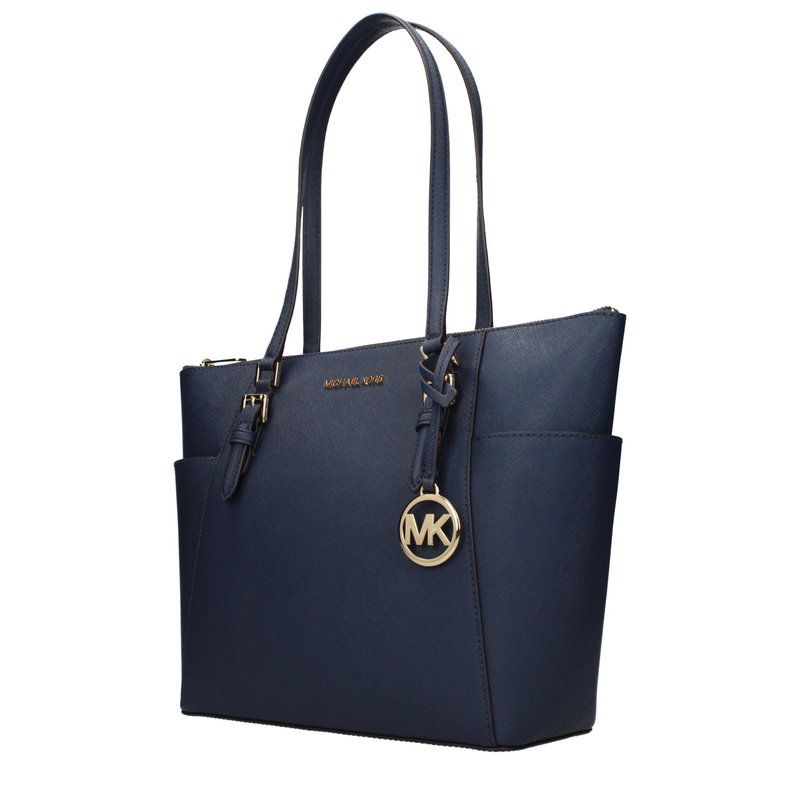 Michael Kors Blue Leather Shoulder Bag - Image 2