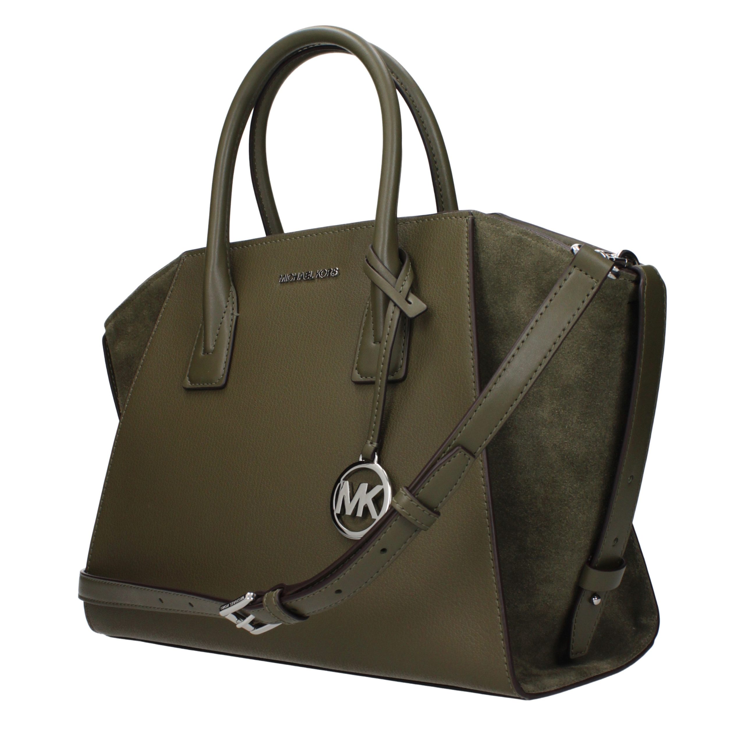 Michael Kors Green Leather Handbag - Image 2