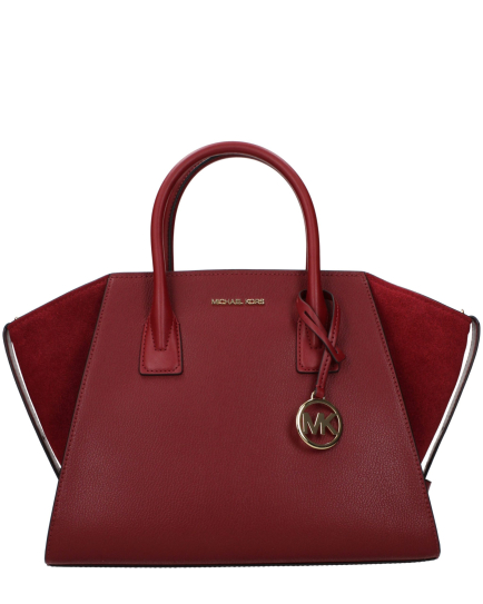 Michael Kors Red Leather Handbag