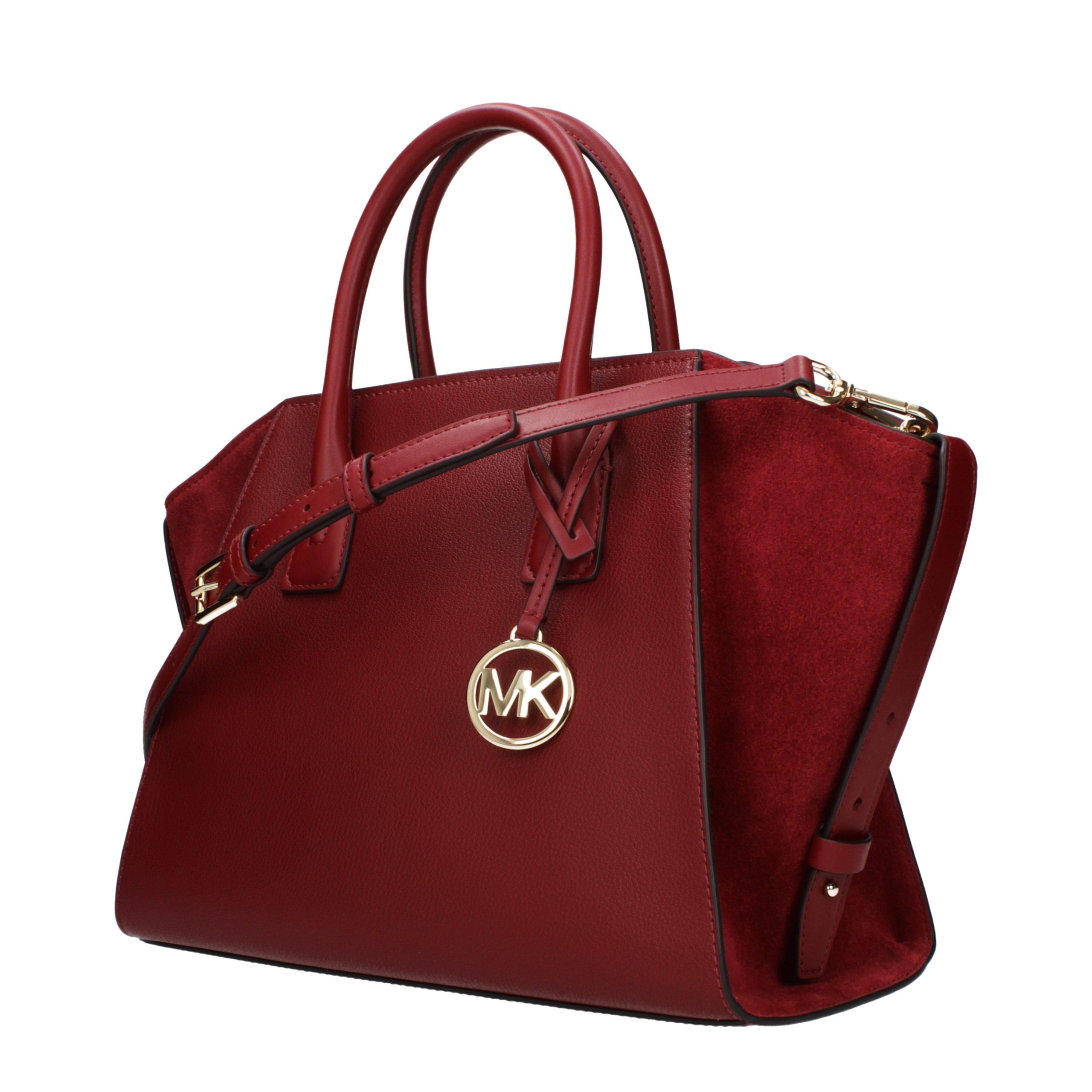 Michael Kors Red Leather Handbag - Image 2