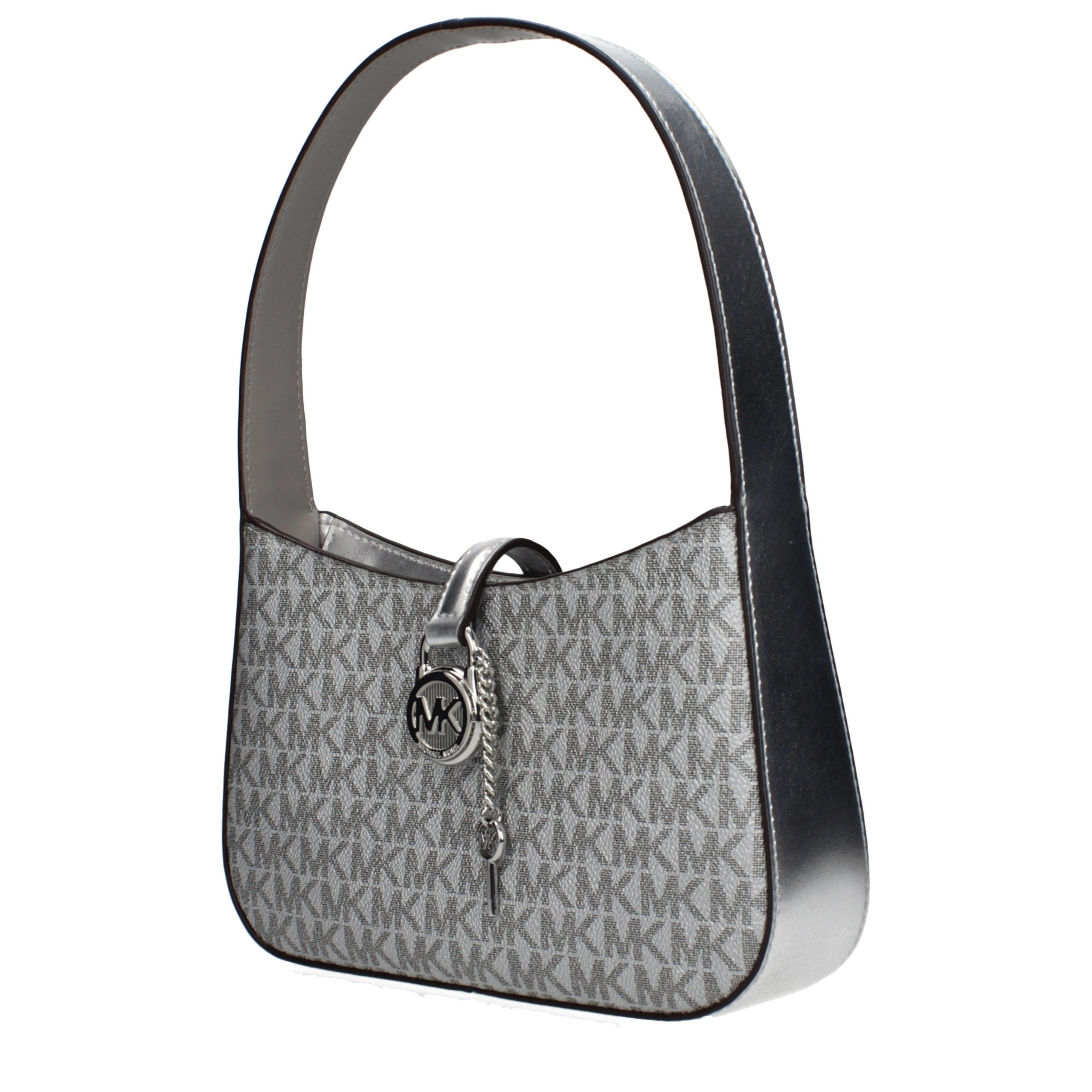 Michael Kors Gray Fabric Handbag - Image 2