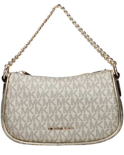Michael Kors Gold Fabric Handbag