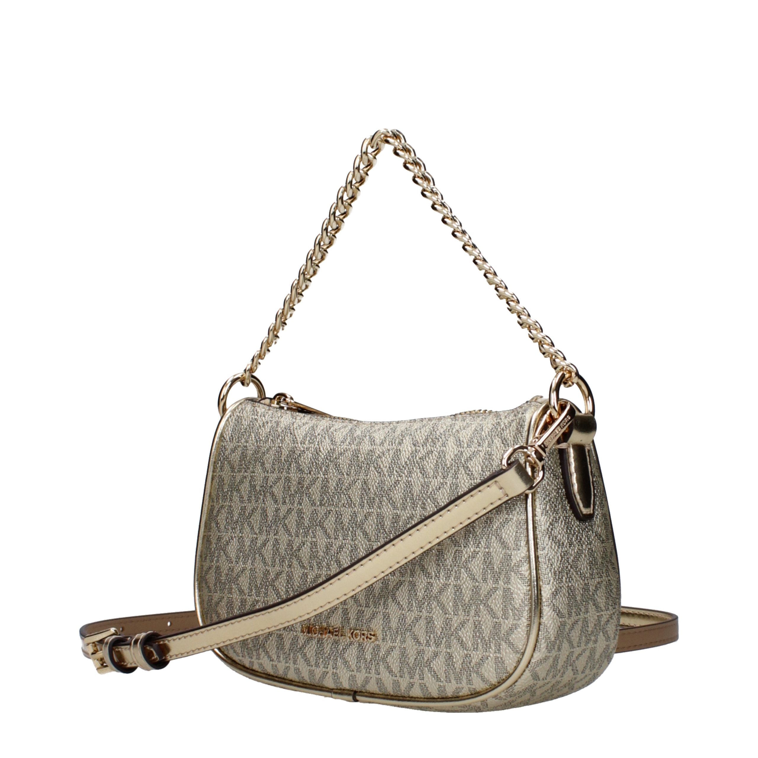 Michael Kors Gold Fabric Handbag - Image 2
