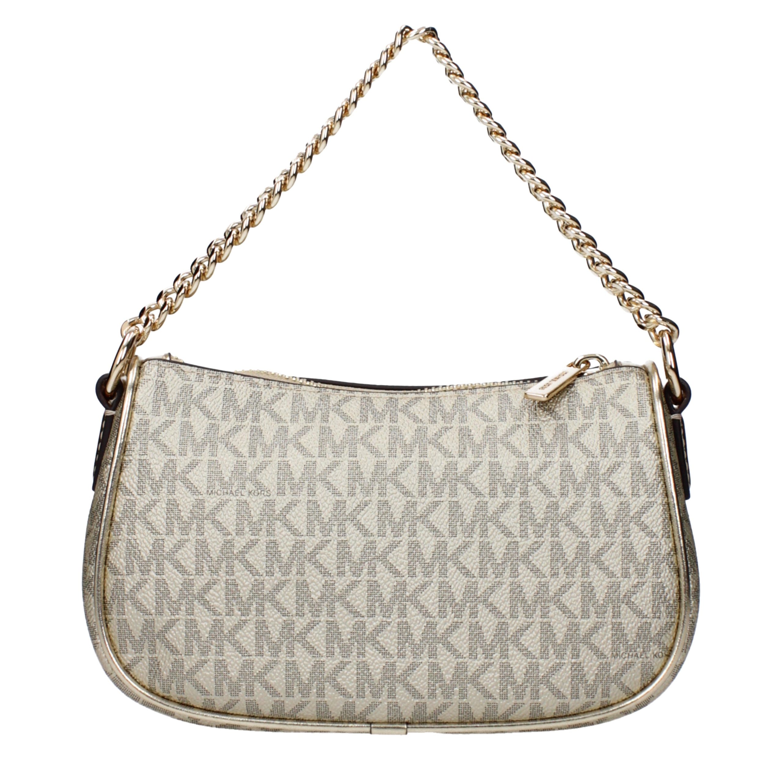 Michael Kors Gold Fabric Handbag - Image 3