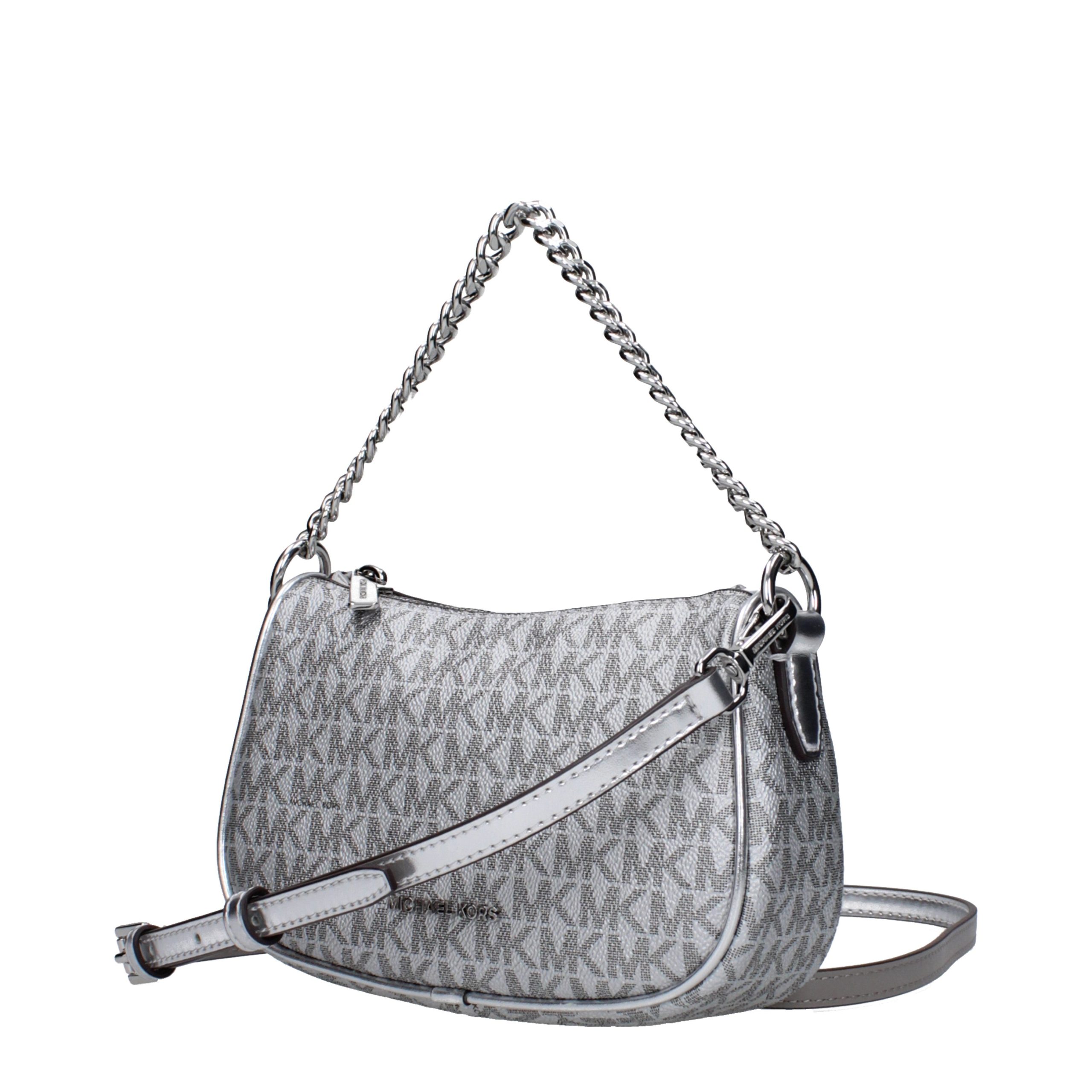Michael Kors Gray Fabric Handbag - Image 2