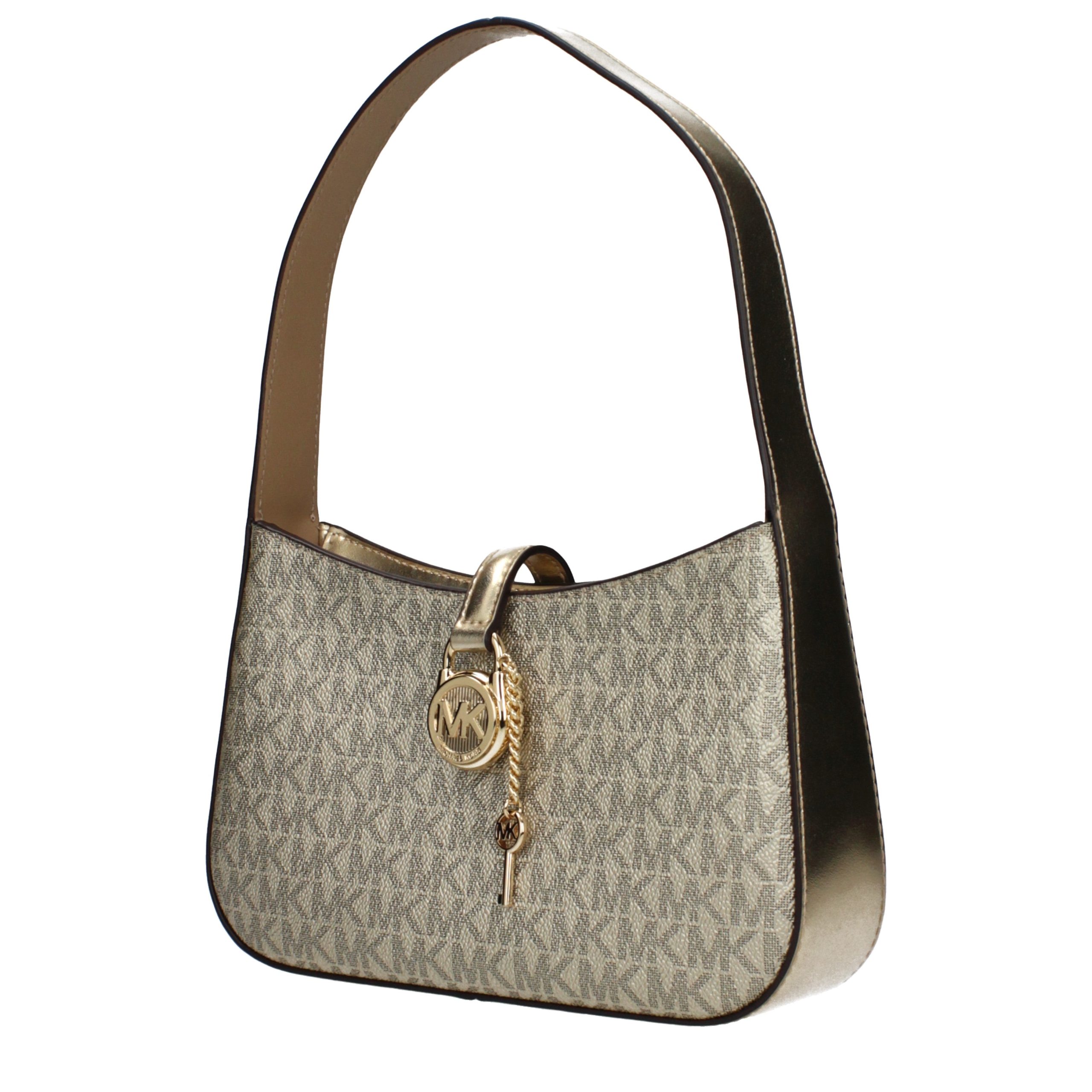 Michael Kors Gold Fabric Handbag - Image 2