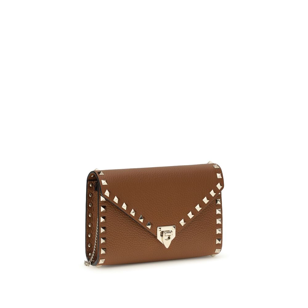 Valentino Garavani Brown Calf Leather Bos Taurus Wallet - Image 2