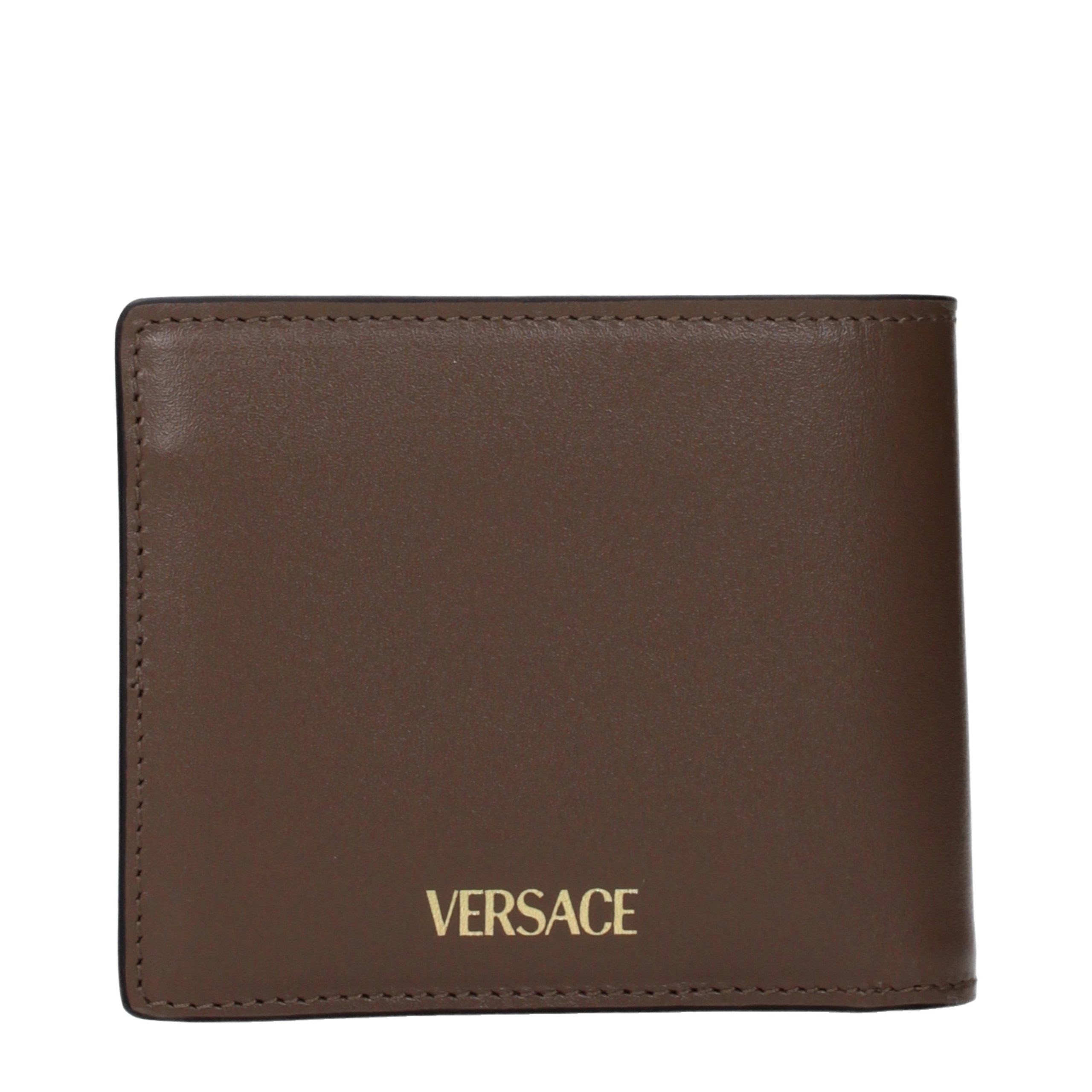 Versace Brown Leather Wallet - Image 2
