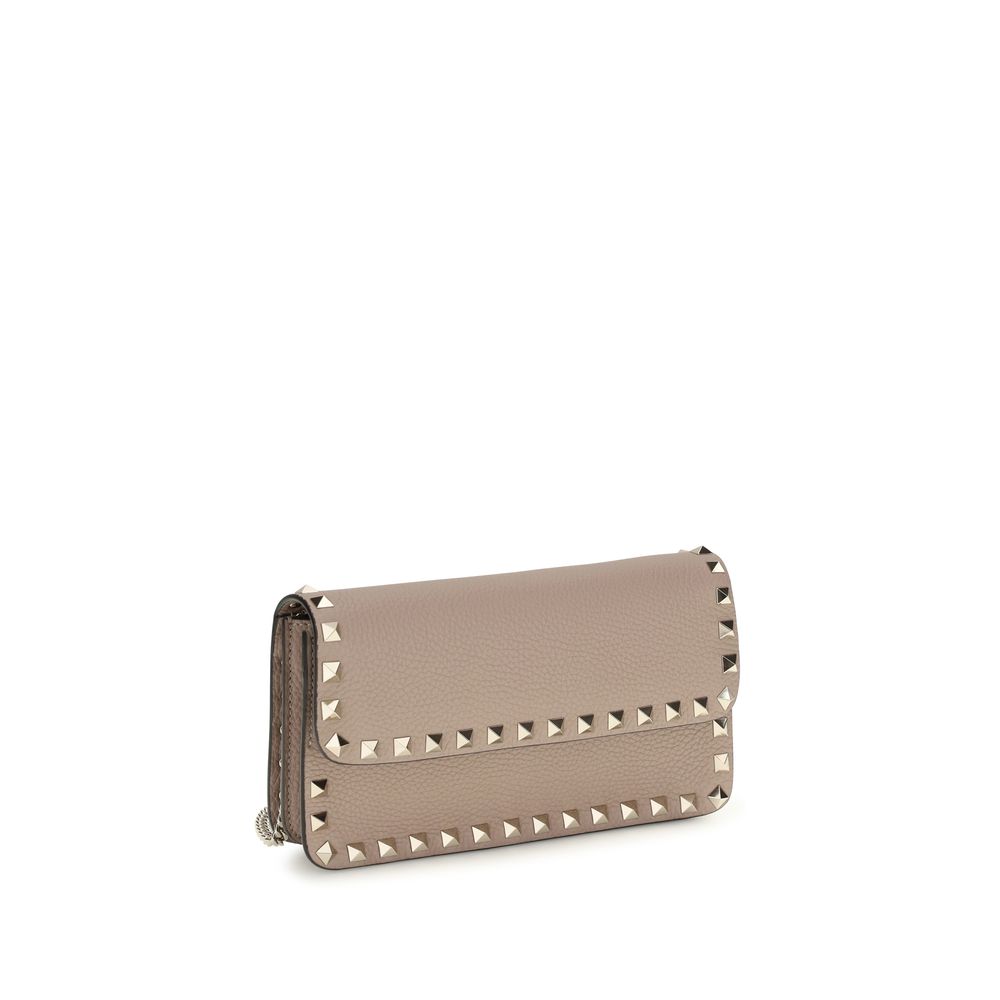 Valentino Garavani Beige Calf Leather Bos Taurus Wallet - Image 2