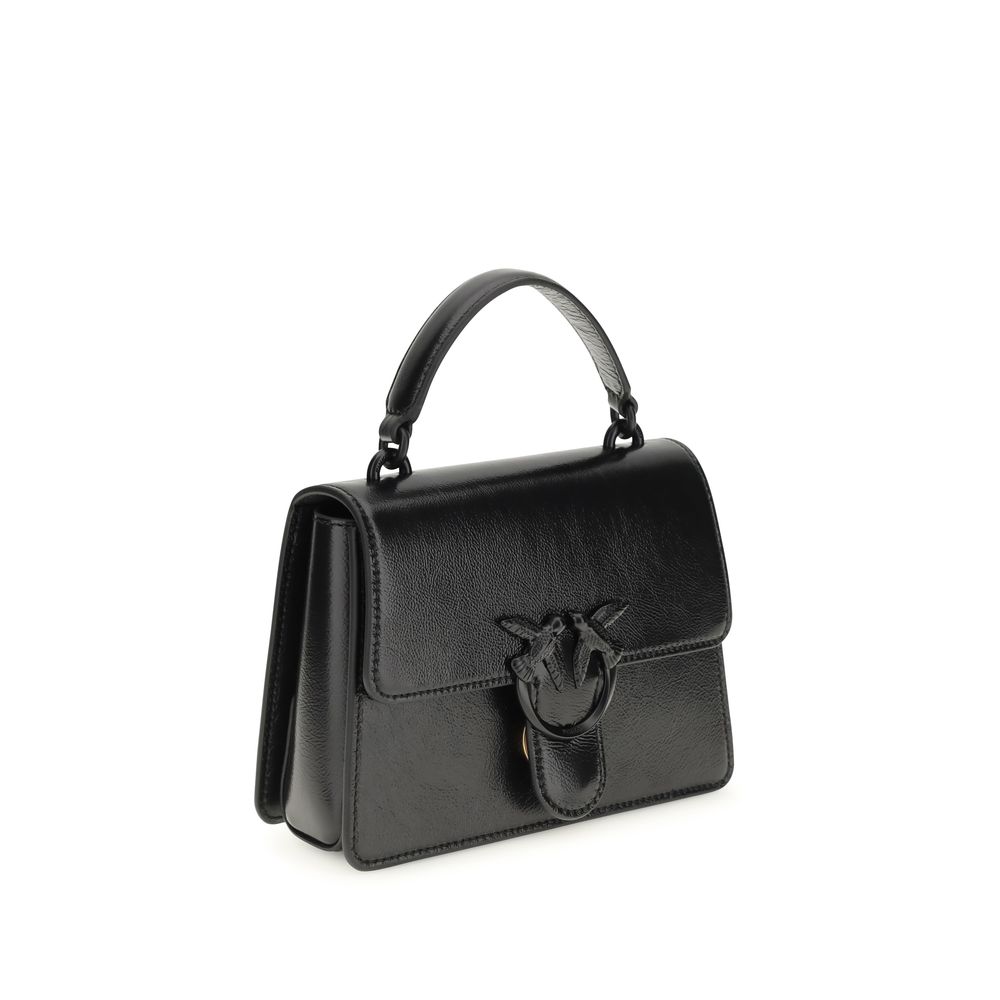 PINKO Black Goatskin Handbag - Image 2