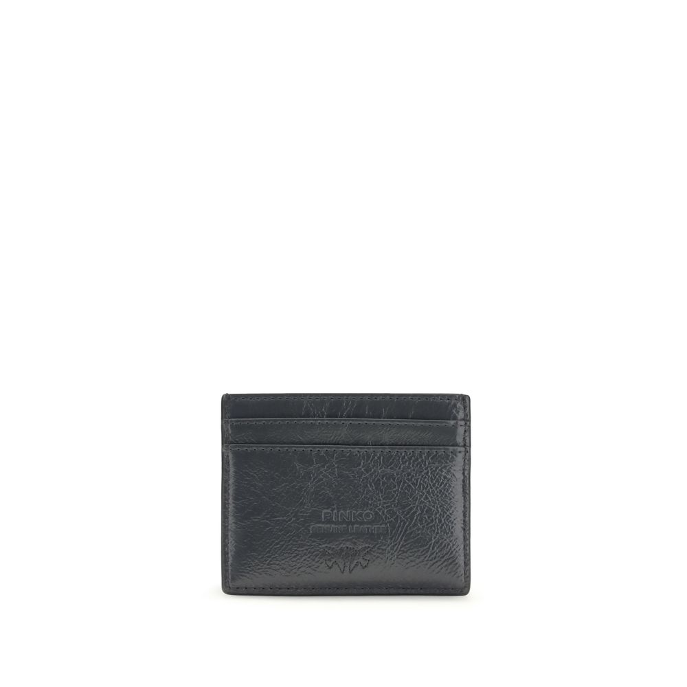 PINKO Gray Calf Leather Bos Taurus Wallet - Image 2