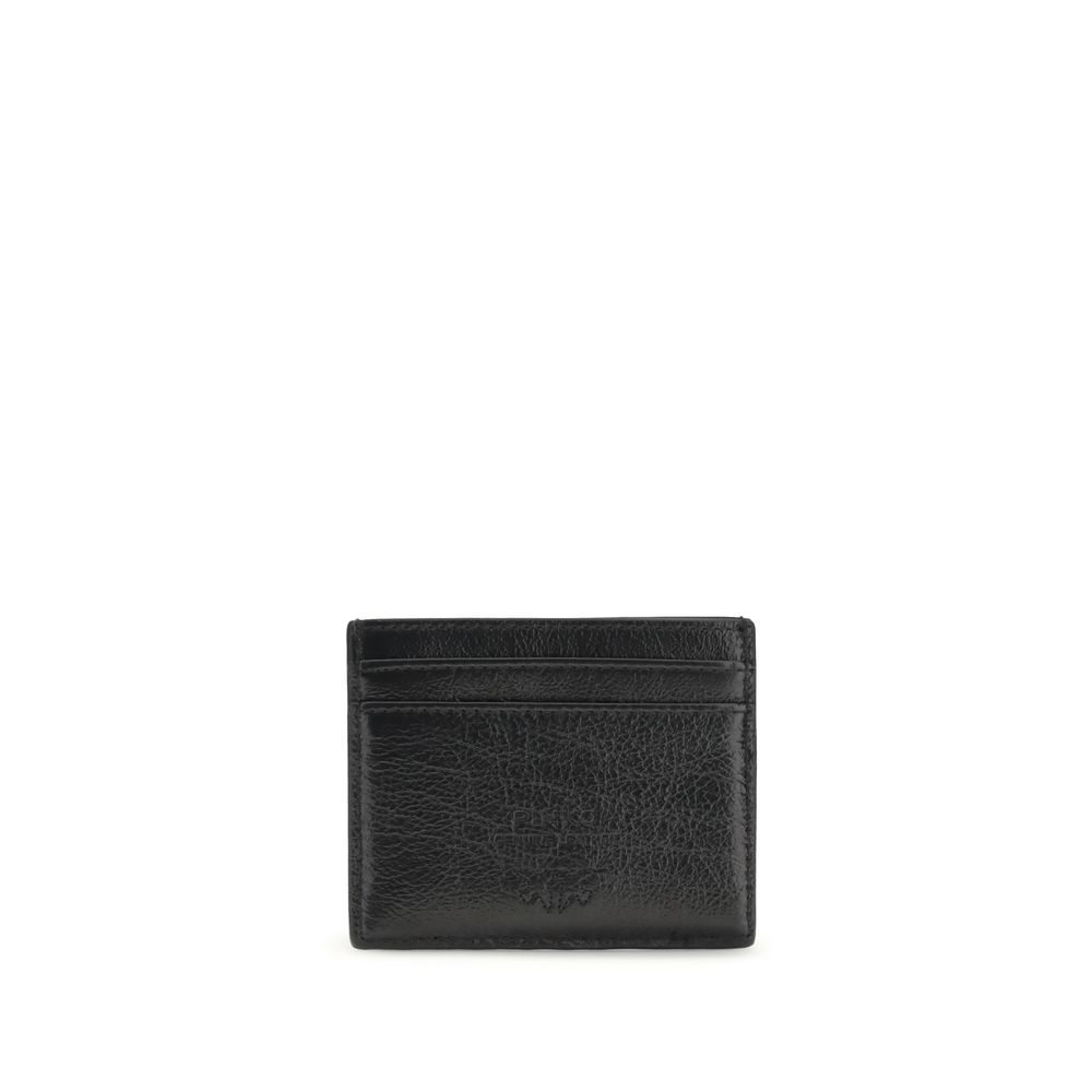PINKO Black Calf Leather Bos Taurus Wallet - Image 2
