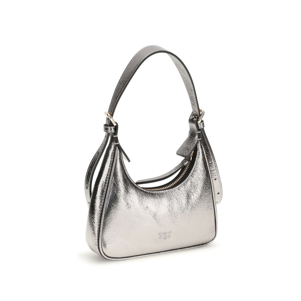 PINKO Silver Lamb Ovis Aries Aries Shoulder Bag - Image 3