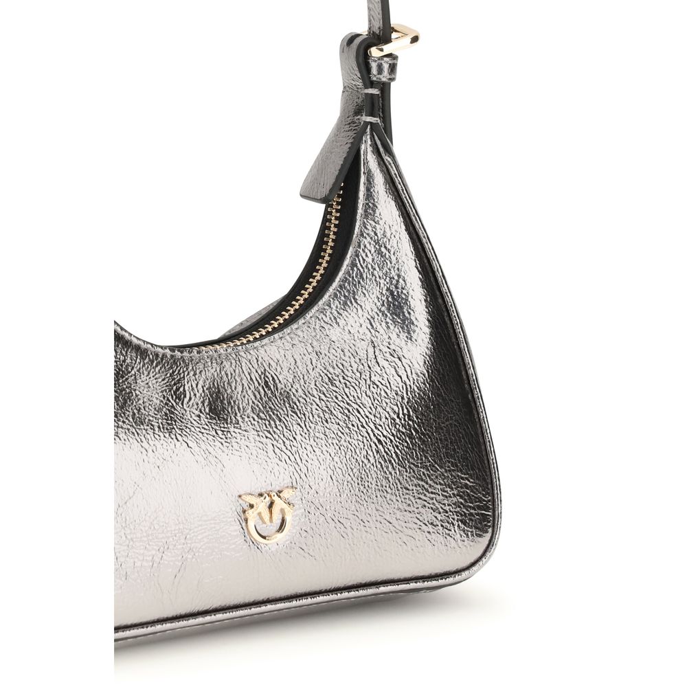 PINKO Silver Lamb Ovis Aries Aries Shoulder Bag - Image 4