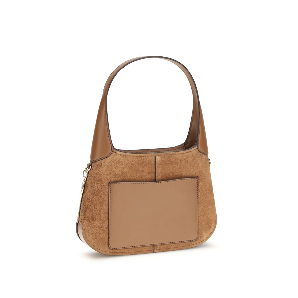 Michael Kors Beige Calf Leather Bos Taurus Shoulder Bag - Image 3