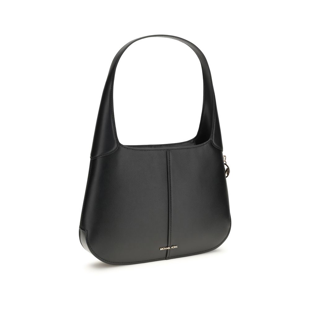 Michael Kors Black Calf Leather Bos Taurus Shoulder Bag - Image 2