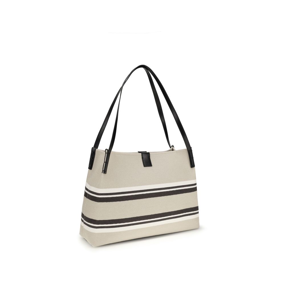 Balmain Multicolor Cotton Shoulder Bag - Image 3