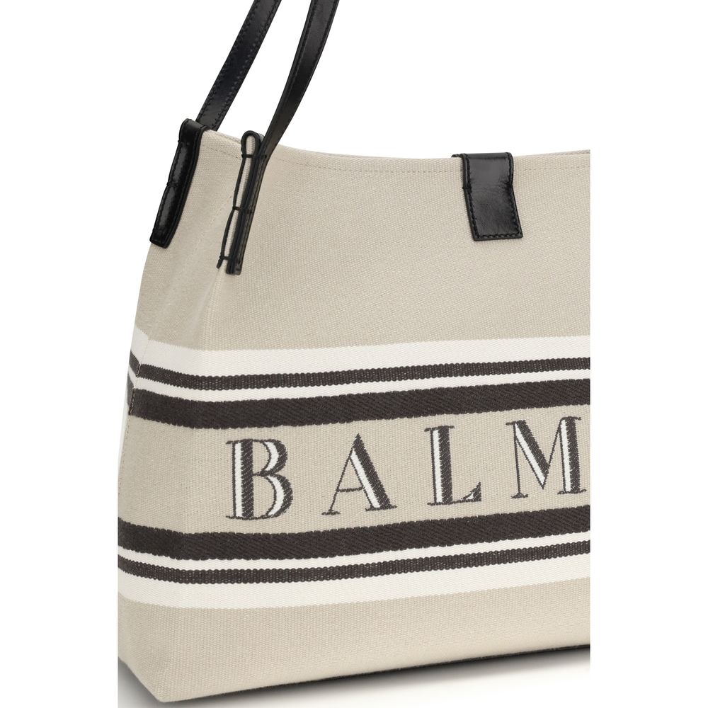 Balmain Multicolor Cotton Shoulder Bag - Image 4