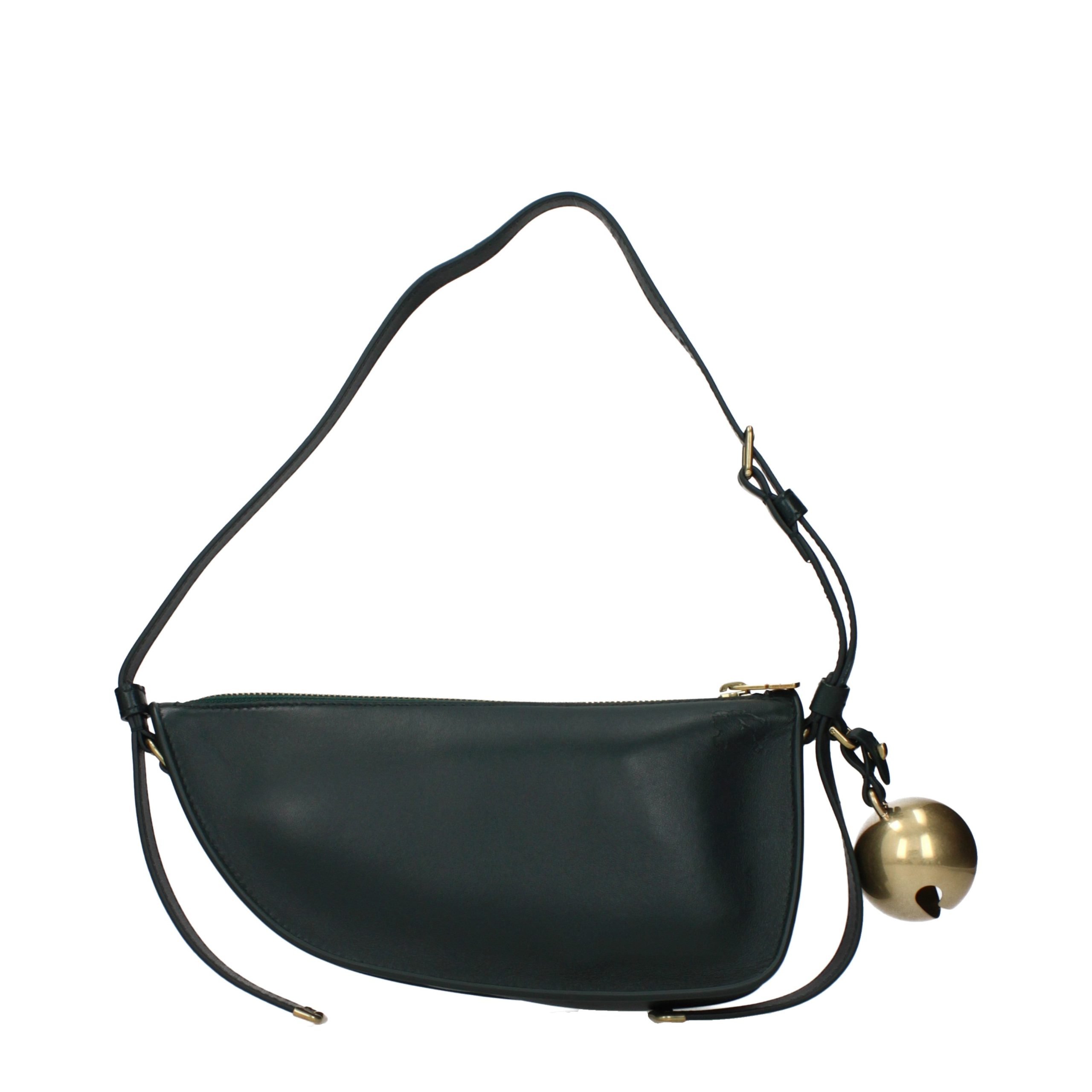Burberry Green Leather Shoulder Bag - Image 3