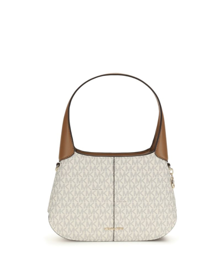 Michael Kors Beige Cotton Shoulder Bag