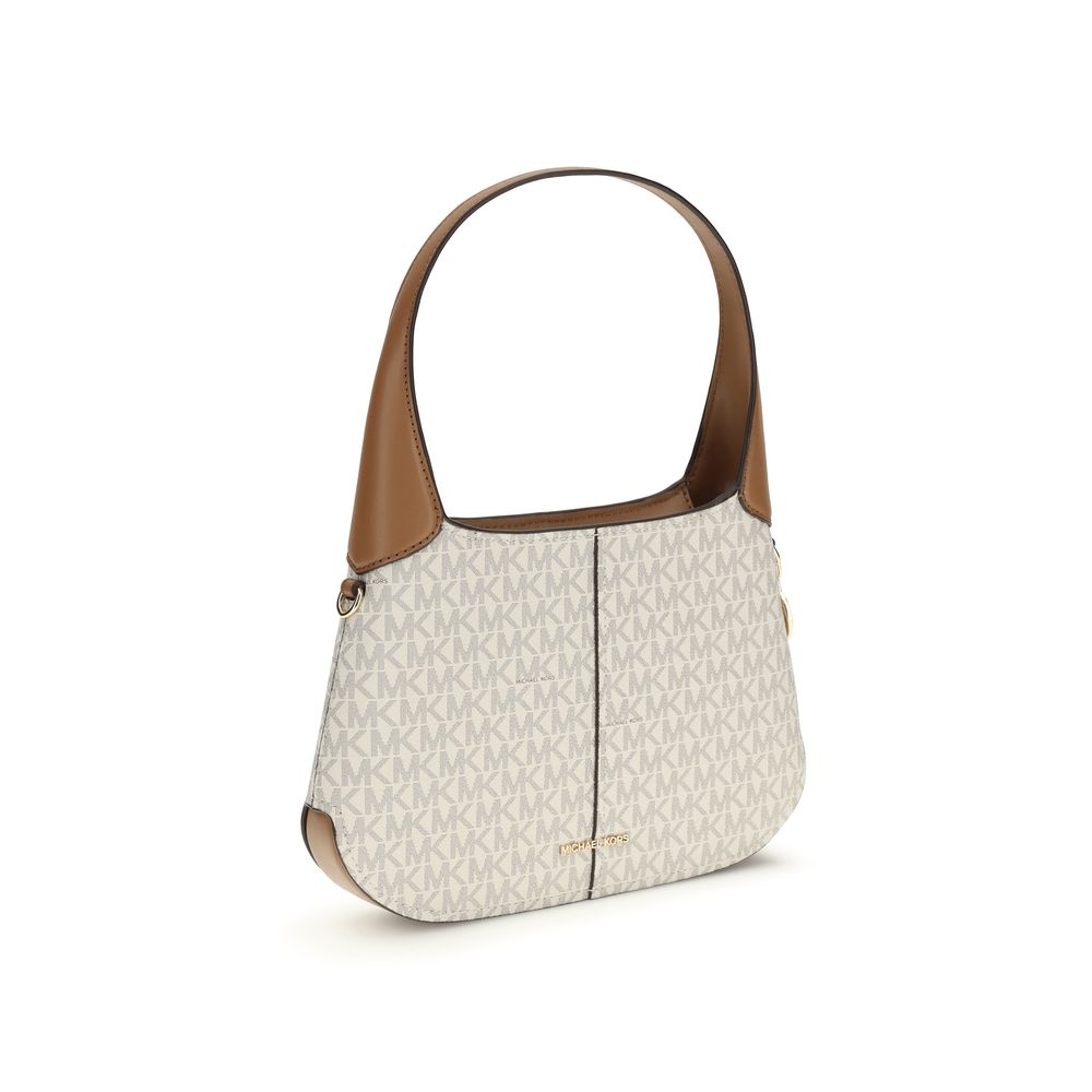 Michael Kors Beige Cotton Shoulder Bag - Image 2