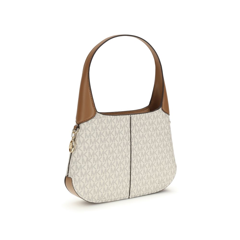 Michael Kors Beige Cotton Shoulder Bag - Image 3