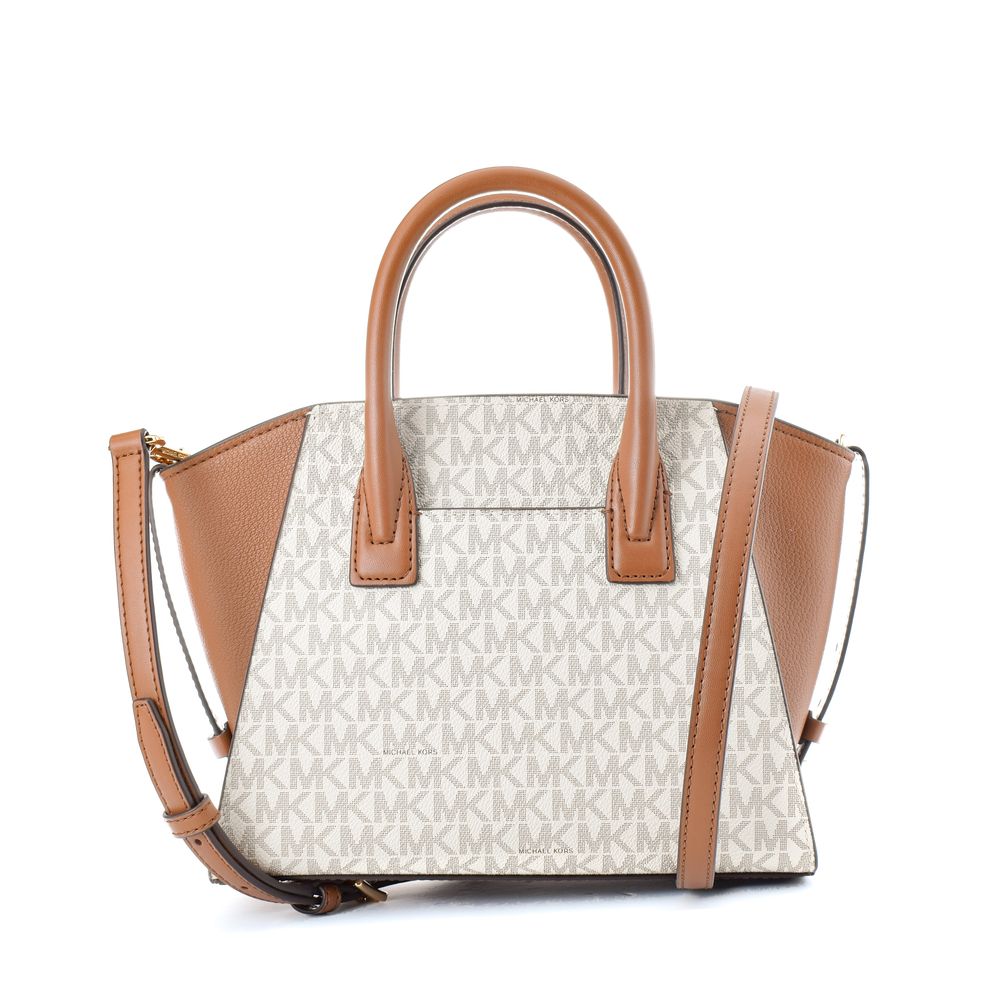 Michael Kors Beige Canvas Handbag - Image 2