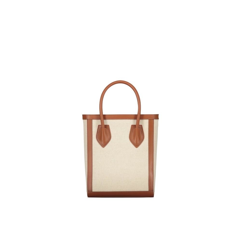 Balmain Brown Cotton Tote Bag - Image 2