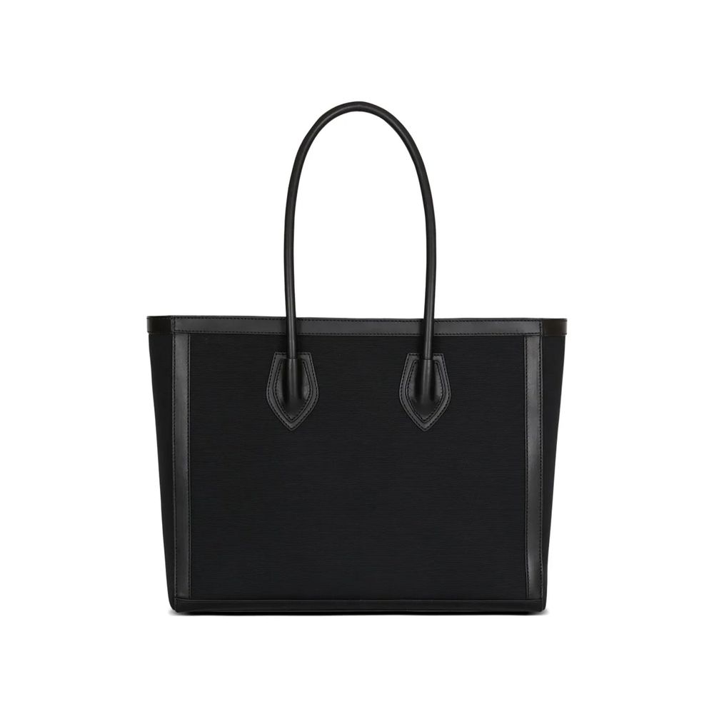 Balmain Black Cotton Tote Bag - Image 2