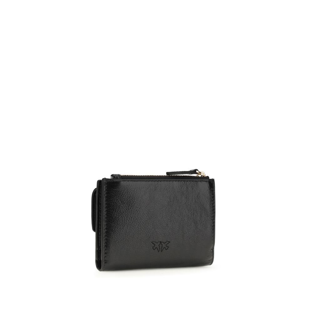 PINKO Black Calf Leather Bos Taurus Wallet - Image 2