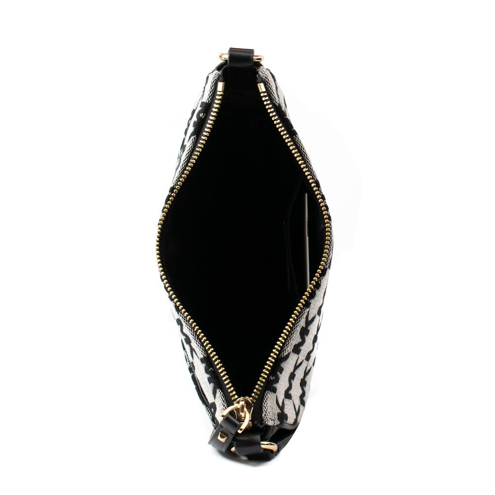 Michael Kors Black Canvas Crossbody Bag - Image 3