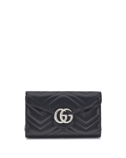 Gucci Black Calf Leather Bos Taurus Shoulder Bag
