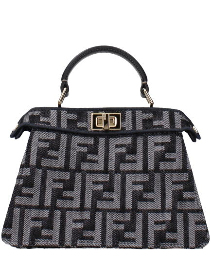 Fendi Black Fabric Handbag